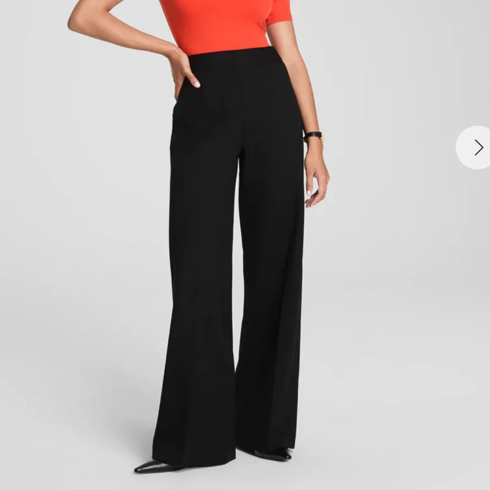 NWT Spanx Perf Women's Black Wide-Leg Pants size small - Picture 1 of 10